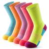 Gonii Women Socks Hiking Running Thick Cushion Athletic Crew Socks 5-Pair view 1