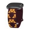 Affinity Bands Minnesota Golden Gophers HD Watch Band Compatible with Fitbit Versa 3 & Sense 1 (Short Repeating) view 1
