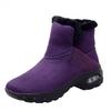 Bcshiye Women's Ankle Snow Boot,Winter Warm Fur Lined Cold Weather Wedges Ankle Boots Outdoor Walking Short Booties view 4