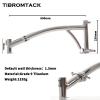 TIBROMTACK Main Frame for Brompton Titanium Folding Bike 16 Inches Handmade Gr9 Ti Parts Explore Lightweight Transformation (CHPT3 COLOR) view 3