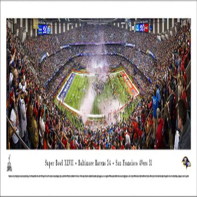 Super Bowl 2013 Champions, Baltimore Ravens - Unframed 40 x 13.5 Poster by Blakeway Panoramas