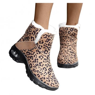 Bcshiye Women's Ankle Snow Boot,Winter Warm Fur Lined Cold Weather Wedges Ankle Boots Outdoor Walking Short Booties
