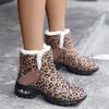 Bcshiye Women's Ankle Snow Boot,Winter Warm Fur Lined Cold Weather Wedges Ankle Boots Outdoor Walking Short Booties view 2
