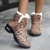 Bcshiye Women's Ankle Snow Boot,Winter Warm Fur Lined Cold Weather Wedges Ankle Boots Outdoor Walking Short Booties view 4