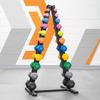 METIS Dumbbell Tree Rack [3 Sizes] - 3 Tier, 6 Tier & 11 Tier Dumbbell Stand Options | Rack Only or Chrome/Neoprene Dumbbell Sets Included | Dumbbell Rack (3 Tier, Neoprene Weights (3X Pairs)) view 1