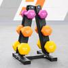METIS Dumbbell Tree Rack [3 Sizes] - 3 Tier, 6 Tier & 11 Tier Dumbbell Stand Options | Rack Only or Chrome/Neoprene Dumbbell Sets Included | Dumbbell Rack (3 Tier, Neoprene Weights (3X Pairs)) view 4