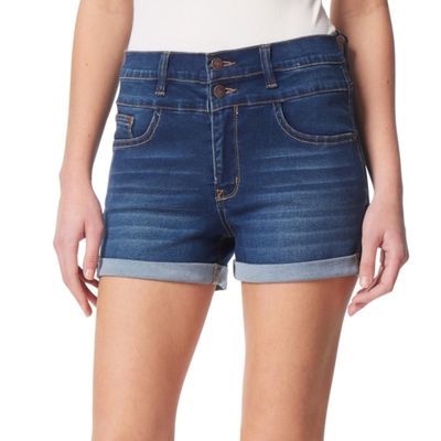 WallFlower Jeans Sassy Denim Shorts for Women Figure Enhancing Stretch Denim, High-Rise in Standard and Plus - Riverton, 11