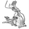 Owner Manual 071587 Works W Vision Fitness X6750HRT EP75B VEP0075 Elliptical view 1
