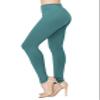 ALWAYS Soft Leggings for Women - High Waisted Tummy Control Compression Yoga Workout Pants Seafoam Plus