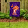 College Flags & Banners Co. Clemson Tigers Mascot and Palmetto Garden Flag and Flag Stand Holder Flagpole Set view 2