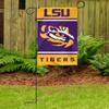 College Flags & Banners Co. LSU Tigers Garden Flag and Flag Stand Holder Flagpole Set view 2
