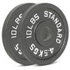 Cast Iron Olympic Weight Plates  Free Weights with 2-inch Hole & Anti-Rust Hammertone Finish - Ideal for Strength Training, Crossfit Equipment & Home Gym Set  Sold in Pairs - 2.5LB45LB view 1