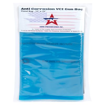API Pistol Bag, 11" x 15" VCI Anti-Corrosion