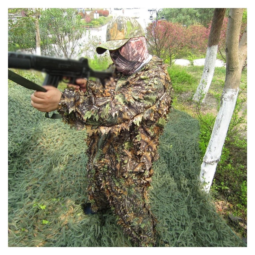 Hunting Suits For Men,Camouflage Clothing Paintball Outfit For Women Sniper Gear Airsoft Jacket And Pants Youth Turkey Vest,military Army Warrior Photography Tactical ( Size : 160-185cm/5'2''-6' )