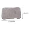 FOMIYES 1pc USB Electric Heating Hand Warmer Temperature Hand Warming Bag for Use Convenient Electric Heating Tool Soft Material Grey Cable view 2