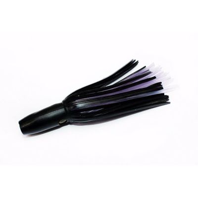 Mini Tuna Dart Marlin Wahoo 4.5" Soft Head - Black/Purple