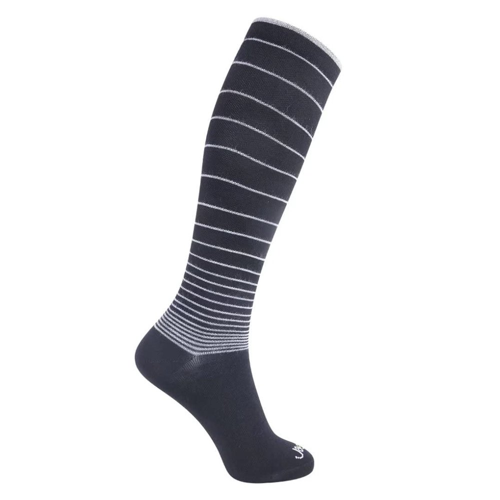 ja vie Merino Wool Compression Socks for Women & Men Comfy Warm Knee High Stockings Lightweight (15-20mmHg)