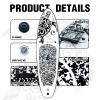 FEATH-R-LITE Inflatable Stand Up Paddle Board 10'6''x33''x6'' Ultra-Light (18.9lbs) SUP with Paddleboard Accessories,Fins,Adjustable Paddle, Pump,Backpack, Leash, Waterproof Phone Bag view 4