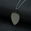 ZKXXJ Medical Alert Necklace for Men Women Soy Allergy Emergency Alert ID Pendant Necklace Stainless Steel Heart Shape Medical Alert Necklaces Allergy Awareness Jewelry for Adult Teen view 4