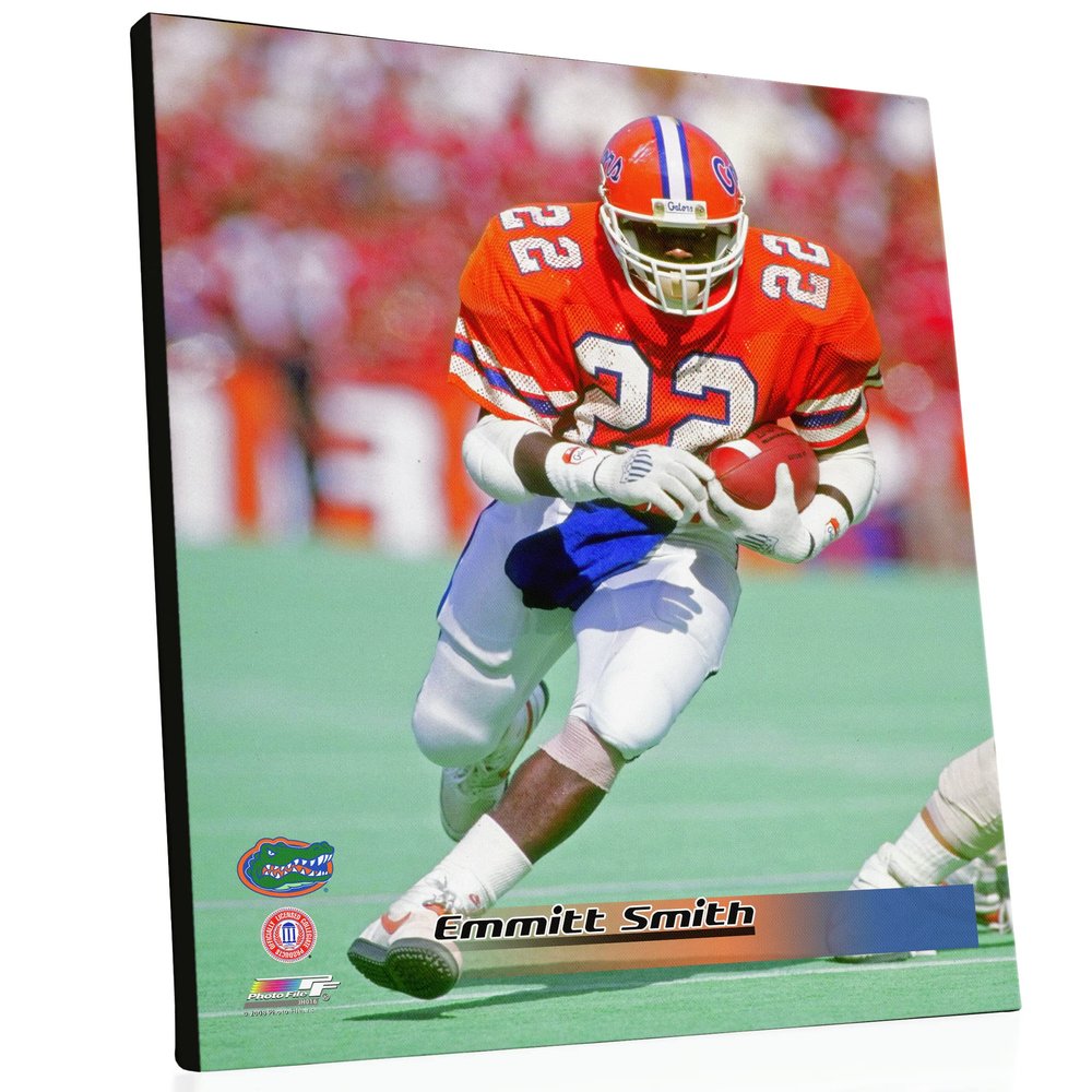 Photo File Emmitt Smith Florida Gators 1988 Action 16"x20" Stretched Canvas