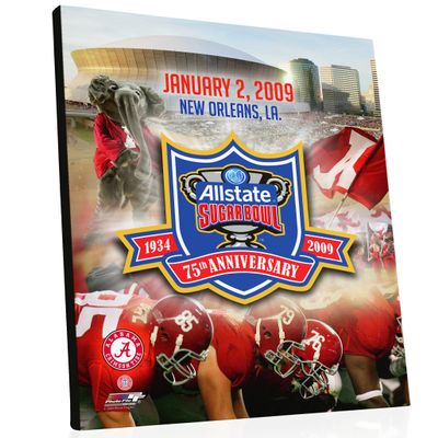 PhotoFile Alabama Allstate Sugar Bowl New Orleans, LA. (Superdome) January 2, 2009 20"x24" Stretched Canvas