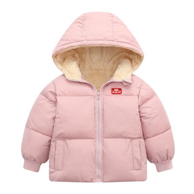 POLG Toddler Kids Baby Boys Girls Padded Snowsuit Infant Winter Clothes Hooded Jacket Coat Outerwear Long Sleeve Overcoat (Pink, 3-4 Years)