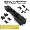 MOSNAI Golf Cart Front Inner Basket Dash Storage/Tray Organizer for EZGO TXT & RXV, Club Car DS & Precedent Golf Cart Inner Storage Utility and Durable Basket view 2