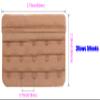 Bra Extender 5 Hook, Soft and Comfortable Bra Extension (Skin Color) view 2