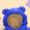 POLG Toddler Kids Winter Coat Solid 3D Bear Ear Hooded Padded Jacket Outfit Body Boys Girls Warm Clothes Outerwear (Blue, 12-18 Months) view 2