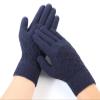 Insun Winter Knit Warm Touchscreen Gloves Thermal Gloves for Men and Women Knit Gloves Outdoor Running Windproof Gloves Navy view 2