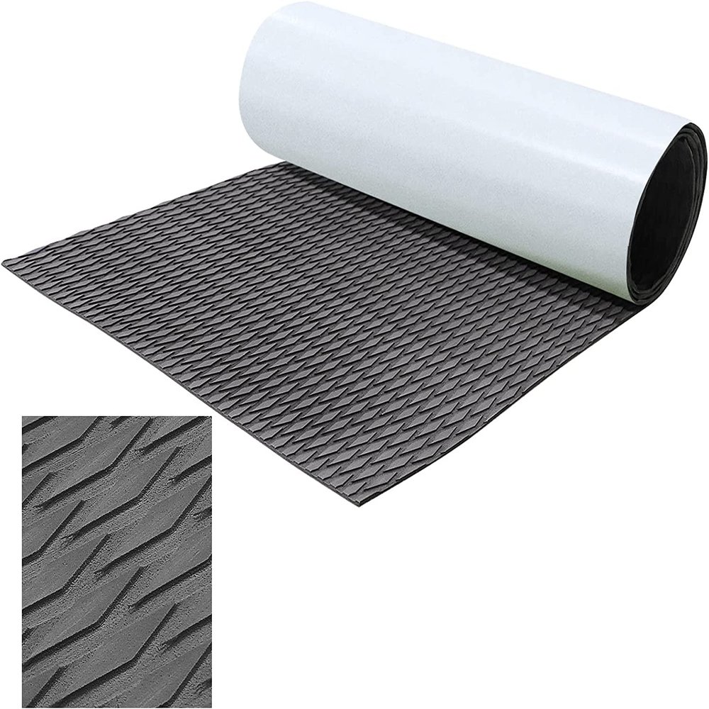 HZshark EVA Foam Decking Universal DIY Surfboard Traction Pad Non-Slip Grip Mat Self-Adhesive 94.5"x21.6" Trimmable Sheet for Fishing Boat, Kayak, Yacht, RV, Jet Ski, Jon Boat