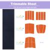 Universal 47.2"x11.8" DIY Traction Pad Non-Slip Grip Mat, Self Adhesive EVA Foam Trimmable Sheet for Boat Deck, Kayak, Surfboard, SUP Paddle Board, Fishboard, Skimboard view 2
