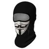 Red Plume 3D Balaclava Ski Mask Motorcycle Full Face Mask Outdoor Tactical Hood Headwear Mask Ghosts Skull Mask Men Women for Halloween (Mustache) view 4
