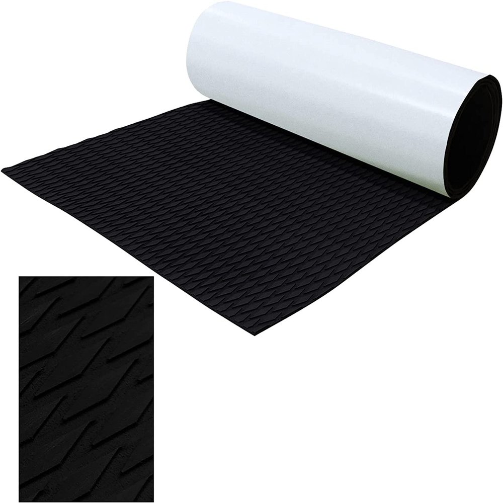 HZshark EVA Foam Decking Universal DIY Surfboard Traction Pad Non-Slip Grip Mat Self-Adhesive 47.2"x21.6" Trimmable Sheet for Fishing Boat, Kayak, Yacht, RV, Jet Ski, Jon Boat