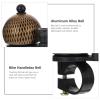 2pcs Professional Bike Bells Loud Aluminum Cycling Horns for Mountain and Road Compact Design for Easy Installation Crisp Sound for Random Top Bead Color view 3