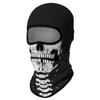 Red Plume 3D Balaclava Ski Mask Motorcycle Full Face Mask Outdoor Tactical Hood Headwear Mask Ghosts Skull Mask Men Women for Halloween (Skull 4) view 4