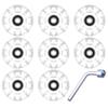 Beaupretty 1set Roller Skate Wheels Pu Wheels and Bearings for Boys and Girls and Beginners for Outdoor and Indoor Skating Activities view 1