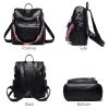 Backpack Purse Leather Shoulder Bags for Travel, Large Fashionable Designer Satchel Handbags for Women Ladies (Gray) view 3