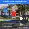 Giantex Trampoline, 15Ft ASTM Certified Approved Recreational Trampolines with Enclosure Net, Outdoor Large Trampoline for Adults Kids view 3