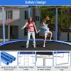 Giantex Trampoline, 15Ft ASTM Certified Approved Recreational Trampolines with Enclosure Net, Outdoor Large Trampoline for Adults Kids view 4