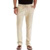 Cambkatl Men's Drawstring Suit Pants Casual Loose Stretch Bussiness Trousers Dress Pants with Elastic Waistband Khaki view 2