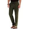 Cambkatl Men's Drawstring Suit Pants Casual Loose Stretch Bussiness Trousers Dress Pants with Elastic Waistband Army Green view 4