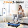 AXV Vibration Plate Exercise Machine Fitness Platform Body Vibrating Board view 2