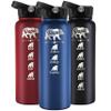 Amazing Items Gifts for Dad from Kids - Personalized Papa Bear Water Bottle w/Cubs Names, 40 oz - Up to 6 Cubs, 14 Font Options - Gifts for Dad from Daughter, Son - Birthday Gifts Dad, Grandpa view 1