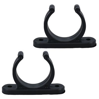 AB Tools 2 Pack 45mm Polyamide Tube Storage Clip Paddle Boat Hook Pole Tool Plastimo