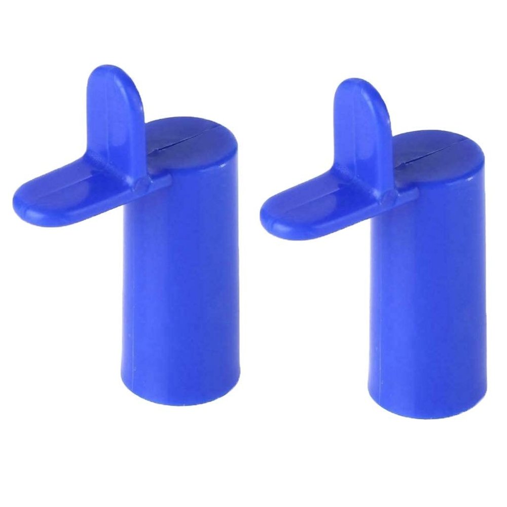 U/ D Pool Cue Bridge Head Head Extension Bridge Accessories for Pool/Snooker 2pcs (Blue)