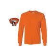 MULTUS: Perfect Deer Drag and No Braggin' Unless You're Draggin' Lucky Deer Hunting Orange Long Sleeve Shirt (X-Large) view 1