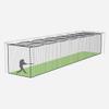 Fortress Baseball Batting Cage Nets | Heavy-Duty HDPP Fully Enclosed Baseball & Softball Cage Netting [14 Sizes & 3 Grade Options]  NET ONLY (55 x 12 x 12, #42) view 1