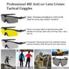 GALAXYLENSE Ballistic Z87 Tactical Military Shooting High Impact Resistance Sunglasses With 3 Replacement Lens And Prescription Glasses Holder Black view 2