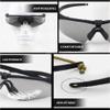 GALAXYLENSE Ballistic Z87 Tactical Military Shooting High Impact Resistance Sunglasses With 3 Replacement Lens And Prescription Glasses Holder Black view 4